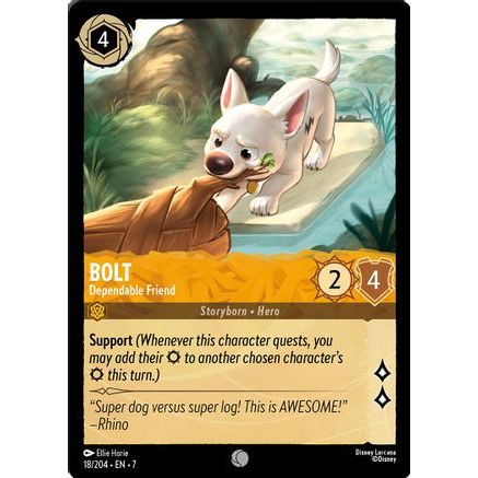 Bolt - Dependable Friend (18/204) - Archazias Island Cold Foil