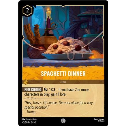 Spaghetti Dinner (42/204) - Archazias Island Cold Foil