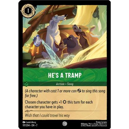 He's a Tramp (117/204) - Archazias Island Cold Foil