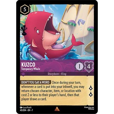 Kuzco - Temporary Whale (45/204) - Archazias Island Cold Foil