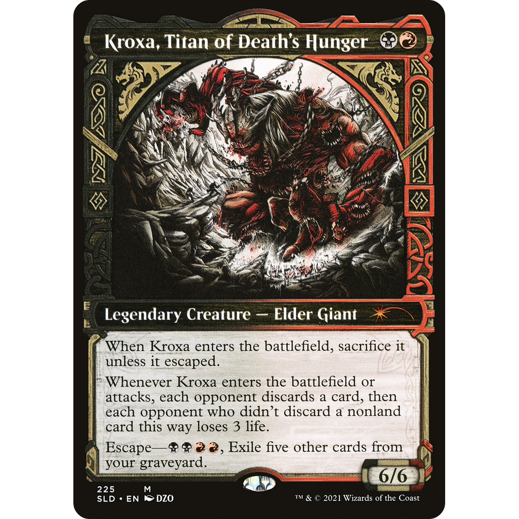 Kroxa, Titan of Death's Hunger (SLD-225) - Secret Lair Drop: (Showcase)
