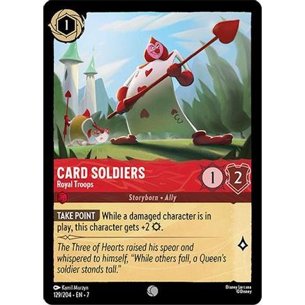 Card Soldiers - Royal Troops (129/204) - Archazias Island Cold Foil