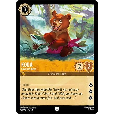 Koda - Smallish Bear (34/304) - Archazias Island Cold Foil
