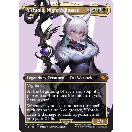Y'shtola, Night's Blessed (Borderless) (FIC-207) - Commander: FINAL FANTASY