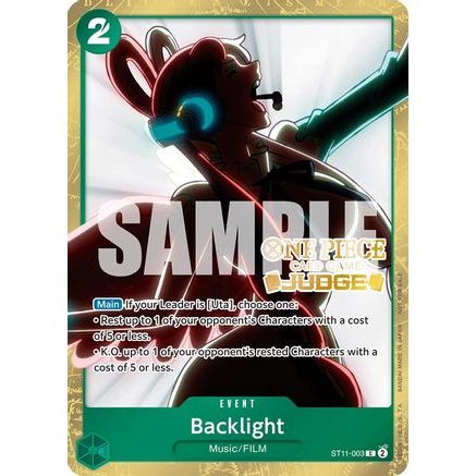 Backlight (Judge Pack Vol. 5) (ST11-003) - One Piece Promotion Cards