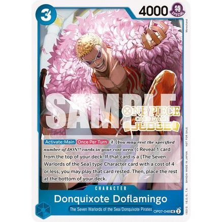 Donquixote Doflamingo (Judge Pack Vol. 5) (OP07-048) - One Piece Promotion Cards