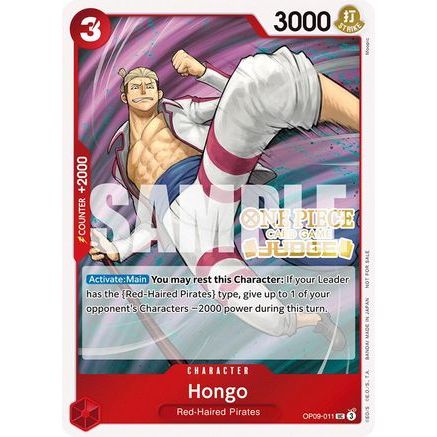 Hongo (Judge Pack Vol. 5) (OP09-011) - One Piece Promotion Cards