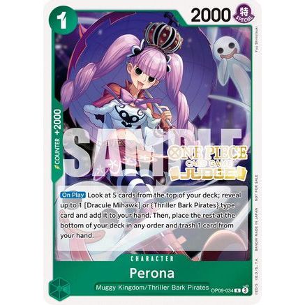 Perona (Judge Pack Vol. 5) (OP09-034) - One Piece Promotion Cards