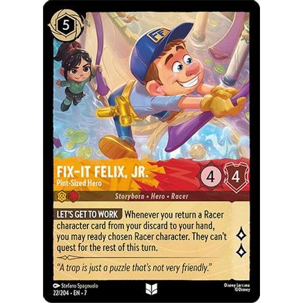 Fix-It Felix, Jr. - Pint-Sized Hero (22/204) - Archazias Island Cold Foil