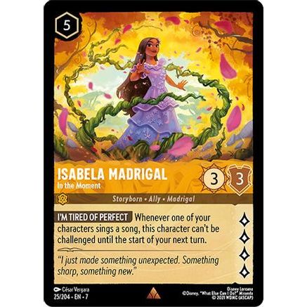 Isabela Madrigal - In the Moment (25/204) - Archazias Island Cold Foil
