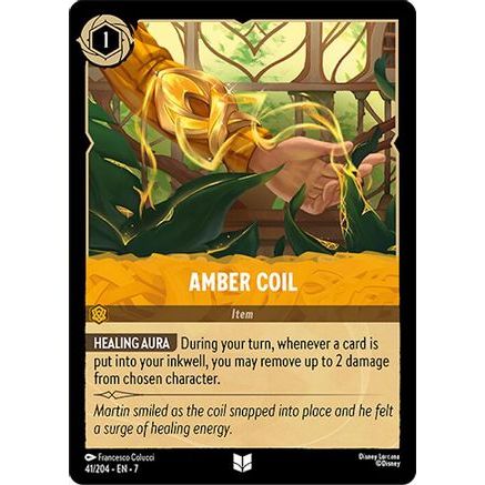 Amber Coil (41/204) - Archazias Island Cold Foil