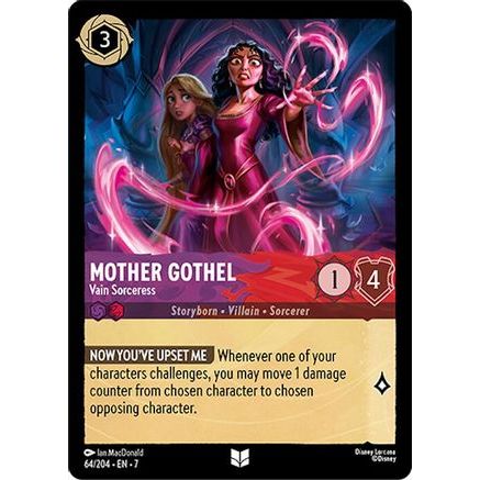 Mother Gothel - Vain Sorceress (64/204) - Archazias Island Cold Foil