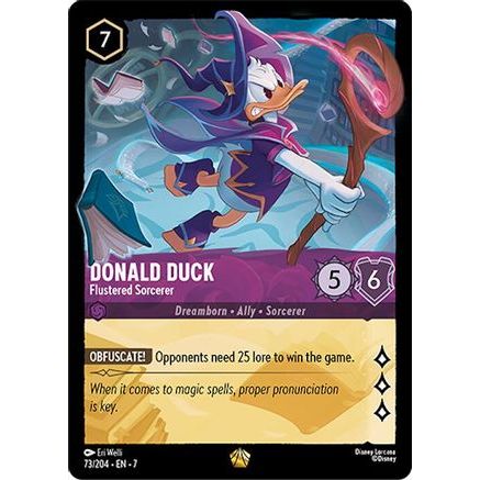 Donald Duck - Flustered Sorcerer (73/204) - Archazias Island Cold Foil