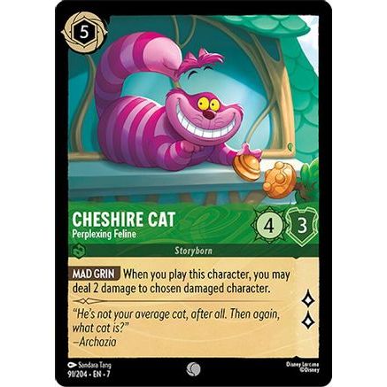 Cheshire Cat - Perplexing Feline (91/204) - Archazias Island Cold Foil