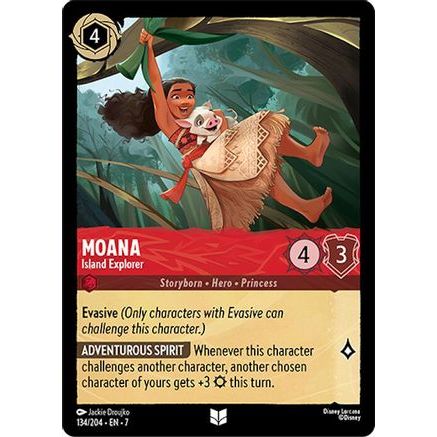 Moana - Island Explorer (134/204) - Archazias Island Cold Foil