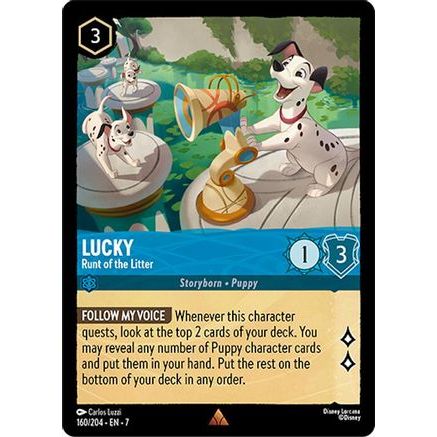 Lucky - Runt of the Litter (160/204) - Archazias Island Cold Foil