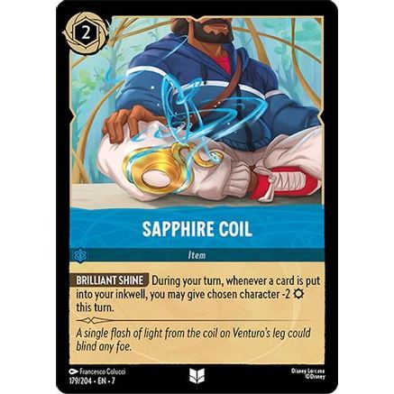 Sapphire Coil (179/204) - Archazias Island Cold Foil
