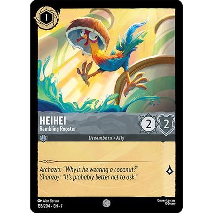 Heihei - Rambling Rooster (185/204) - Archazias Island Cold Foil