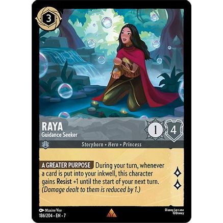 Raya - Guidance Seeker (186/204) - Archazias Island Cold Foil