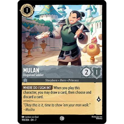 Mulan - Disguised Soldier (193/204) - Archazias Island Cold Foil