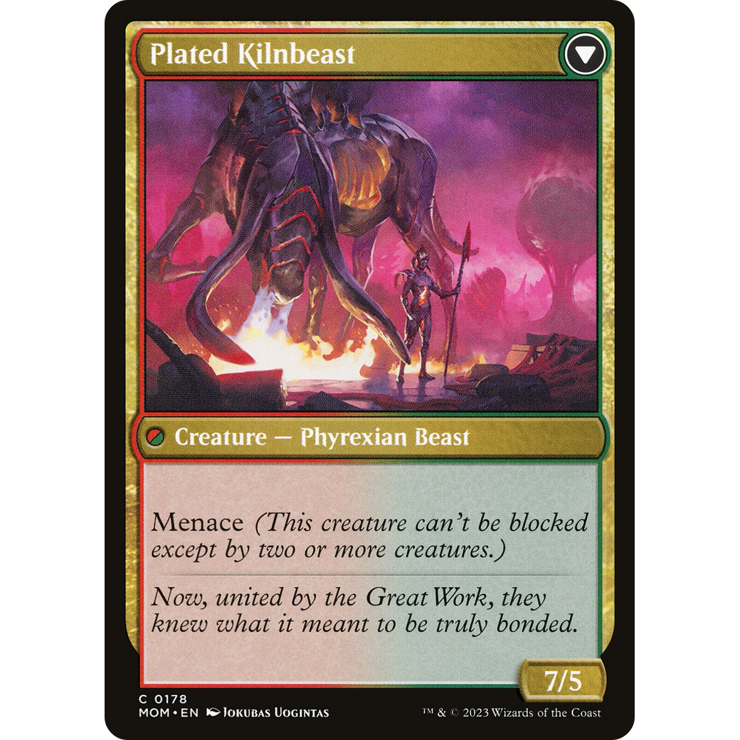 Bonded Herdbeast // Plated Kilnbeast (MOM-178) - March of the Machine