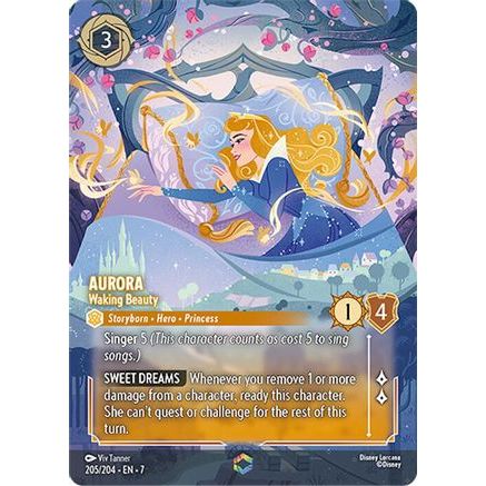 Aurora - Waking Beauty (Enchanted) (205/204) - Archazias Island Holofoil