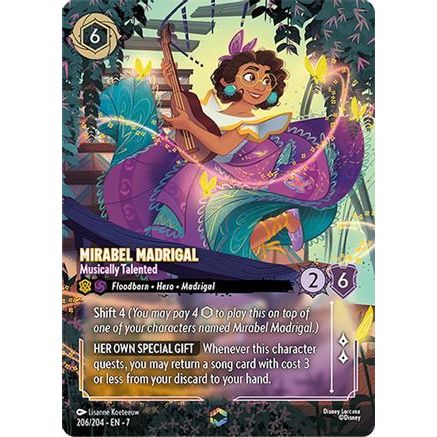 Mirabel Madrigal - Musically Talented (Enchanted) (206/204) - Archazias Island Holofoil