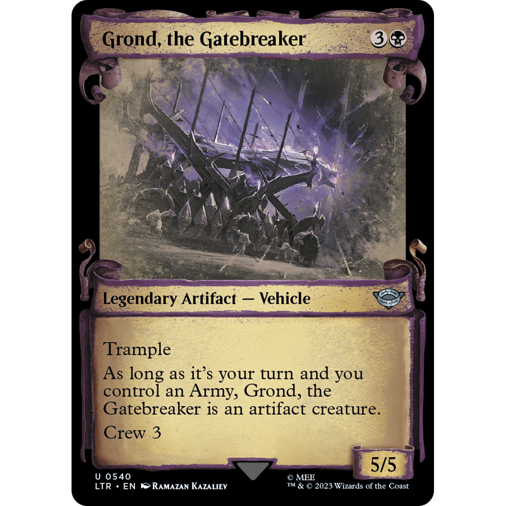 Grond, the Gatebreaker (LTR-540) - The Lord of the Rings: Tales of Middle-earth: (Showcase)