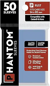 Phantom Sleeves: Rust Matte/Matte 50ct 54mmx80mm