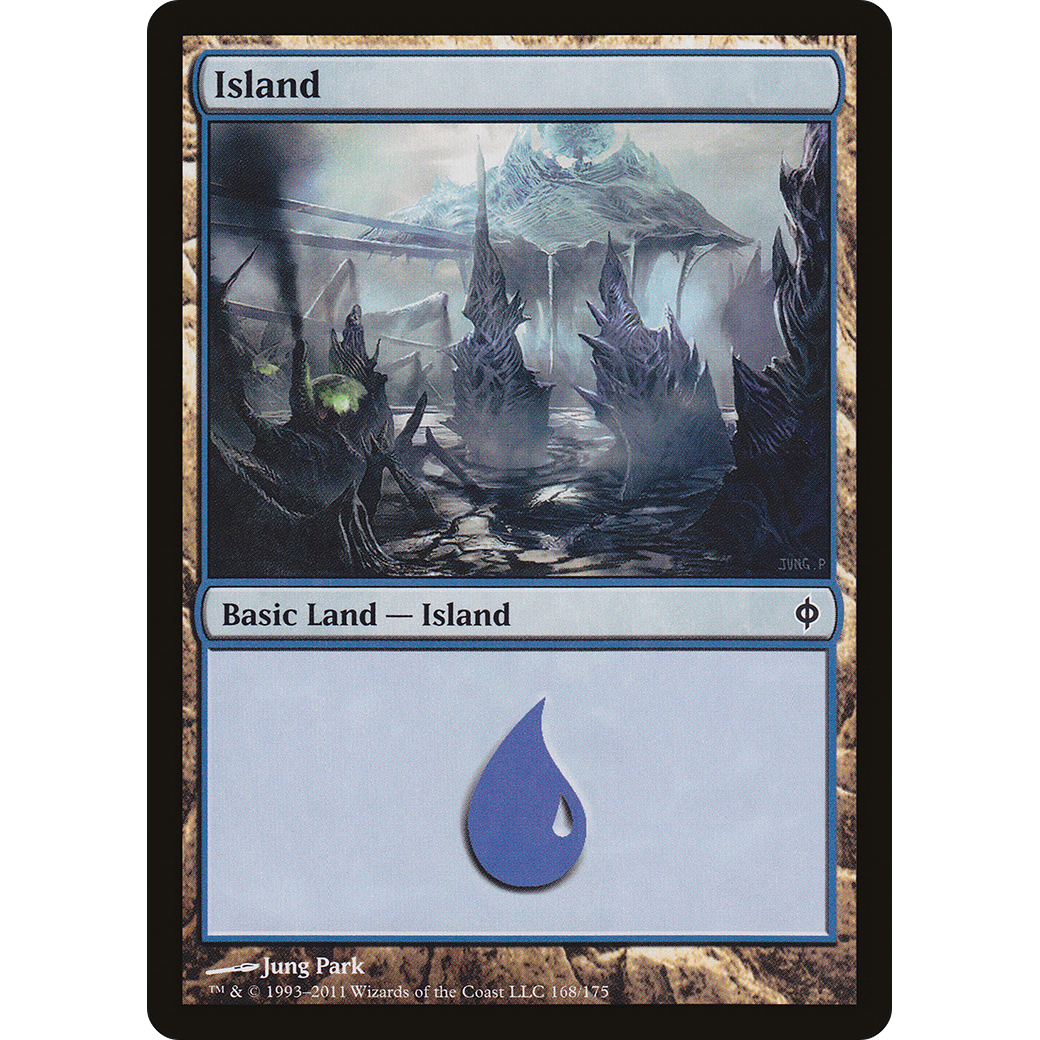Island (168) (NPH-168) - New Phyrexia Foil