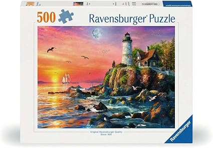 Lighthouse at Sunset 500pc Puzzle (Pre-Order)