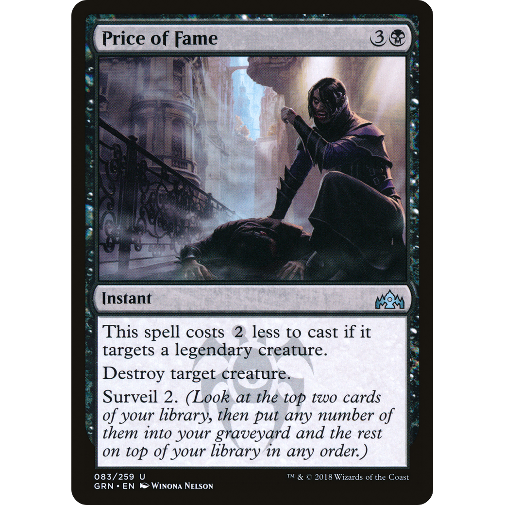 Price of Fame (GRN-083) - Guilds of Ravnica Foil