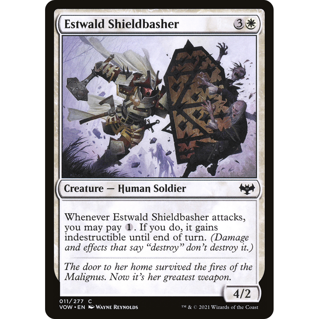 Estwald Shieldbasher (VOW-011) - Innistrad: Crimson Vow