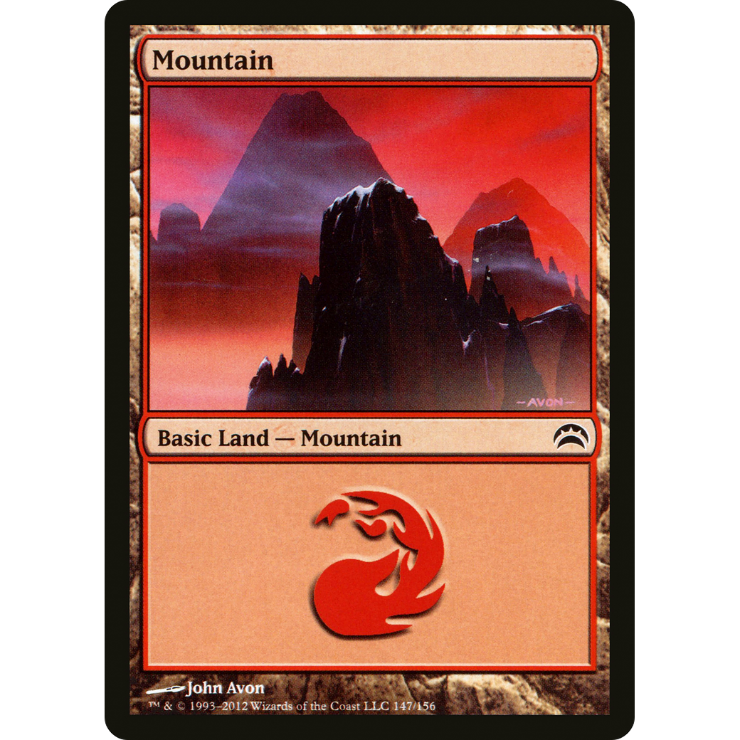 Mountain (147) (PC2-147) - Planechase 2012 Foil