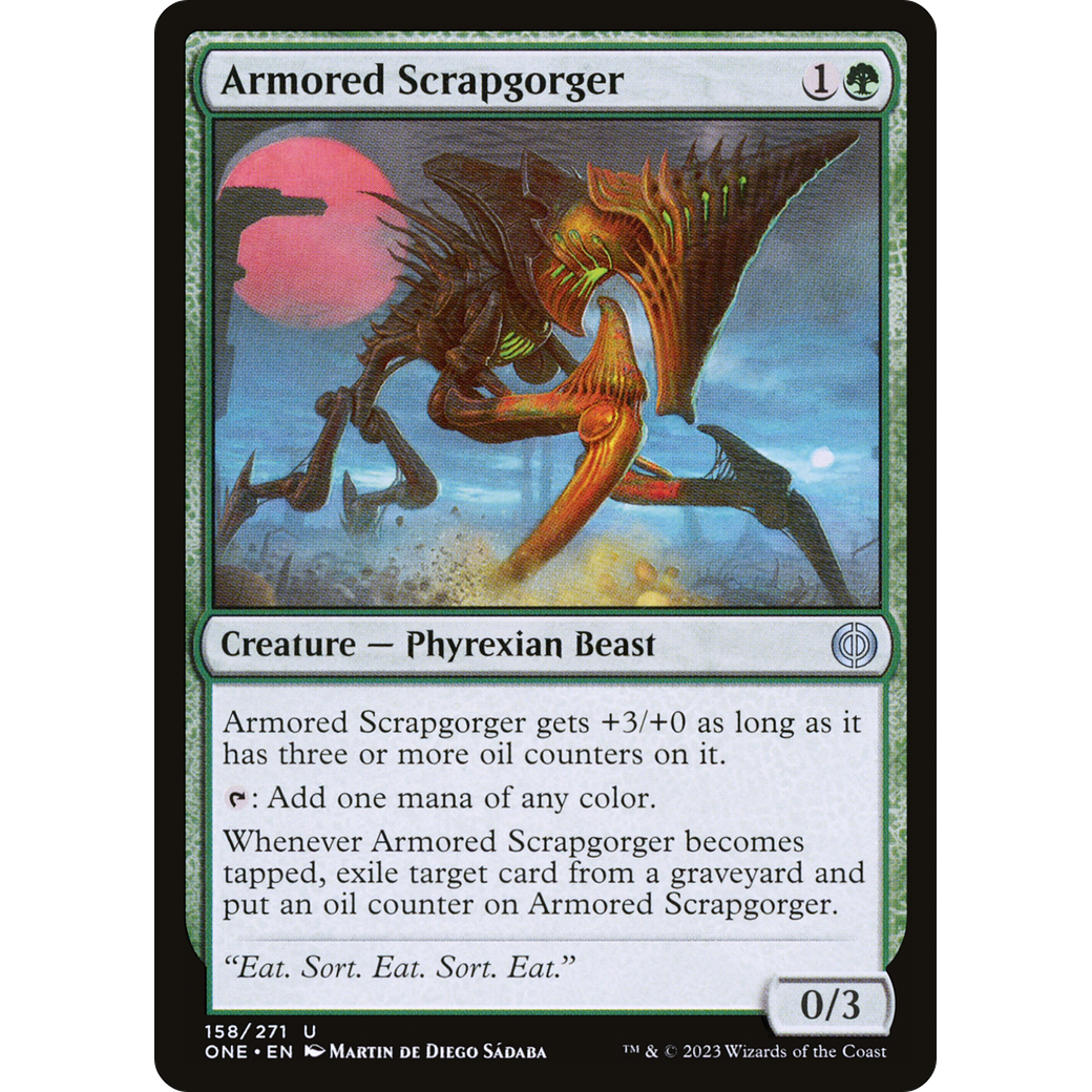 Armored Scrapgorger (ONE-158) - Phyrexia: All Will Be One