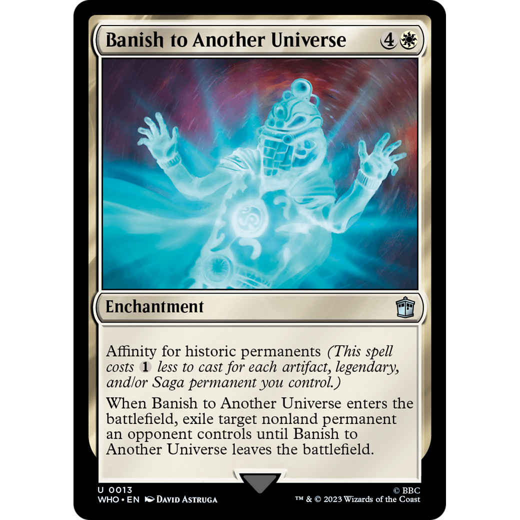 Banish to Another Universe (WHO-013) - Doctor Who Foil
