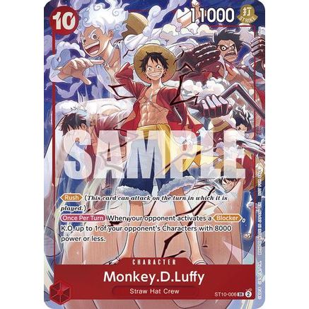 Monkey.D.Luffy (One Piece Day Dallas 2025) (ST10-006) - One Piece Promotion Cards Foil
