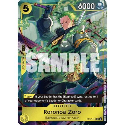 Roronoa Zoro (One Piece Day Dallas 2025) (OP07-113) - One Piece Promotion Cards