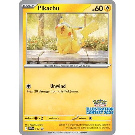 Pikachu - 214 214 - SV Scarlet & Violet Promo Cards