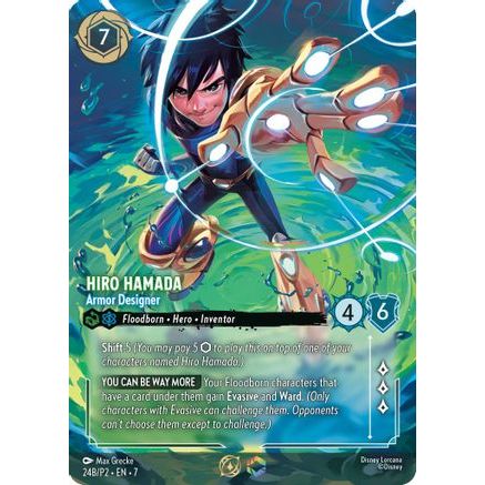 Hiro Hamada - Armor Designer (Store Championship) (24) - Disney Lorcana Promo Cards Holofoil
