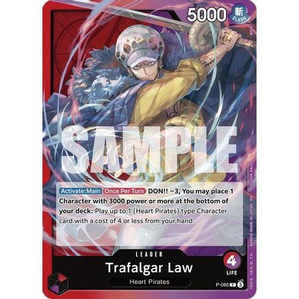 Trafalgar Law (OP10 Release Event) (P-086) - One Piece Promotion Cards