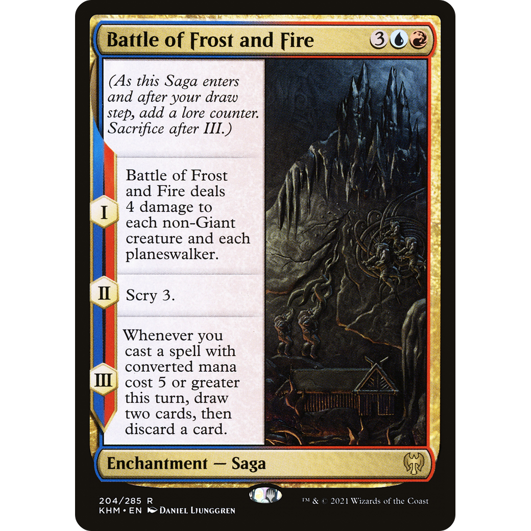 Battle of Frost and Fire (KHM-204) - Kaldheim Foil