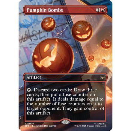 Pumpkin Bombs (Borderless) (SPE-026) - Marvel's Spider-Man: Eternal-Legal