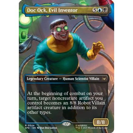 Doc Ock, Evil Inventor (Borderless) (SPE-024) - Marvel's Spider-Man: Eternal-Legal