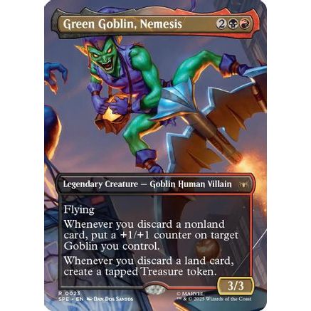 Green Goblin, Nemesis (Borderless) (SPE-023) - Marvel's Spider-Man: Eternal-Legal