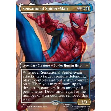 Sensational Spider-Man (Borderless) (SPE-025) - Marvel's Spider-Man: Eternal-Legal