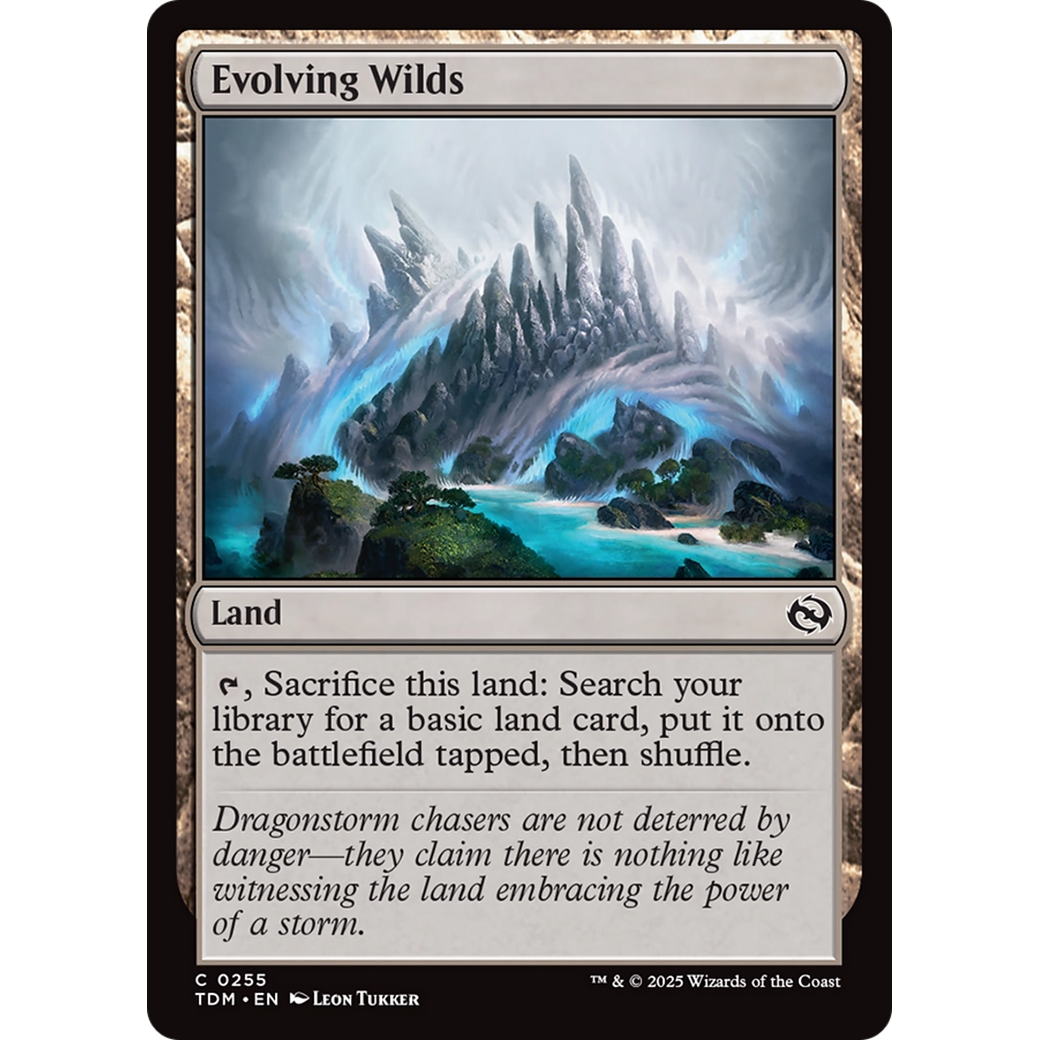 Evolving Wilds (TDM-255) - Tarkir: Dragonstorm Foil