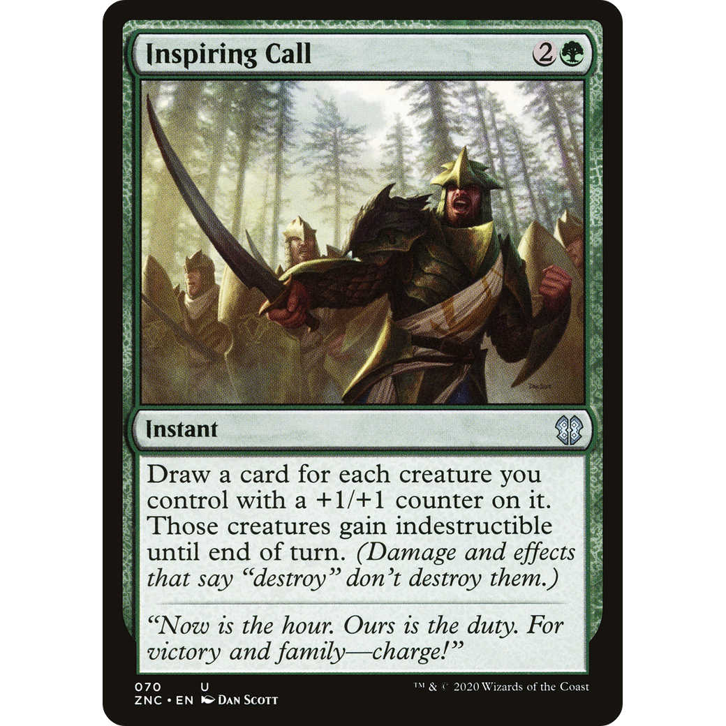 Inspiring Call (ZNC-070) - Zendikar Rising Commander