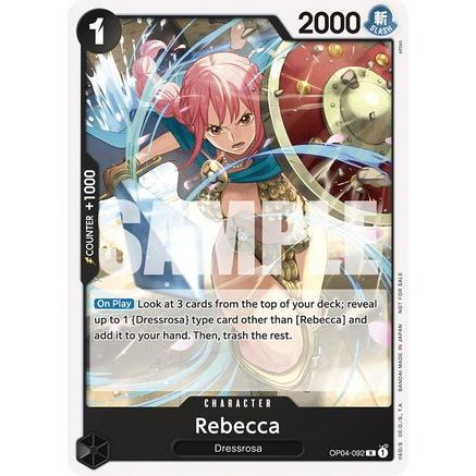 Rebecca (Tournament Pack 2025 Vol. 2) (OP04-092) - One Piece Promotion Cards
