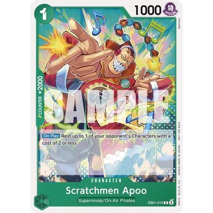 Scratchmen Apoo (Tournament Pack 2025 Vol. 2) (EB01-015) - One Piece Promotion Cards